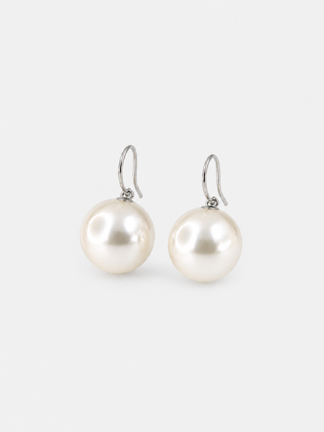 Silver Pearl Drop