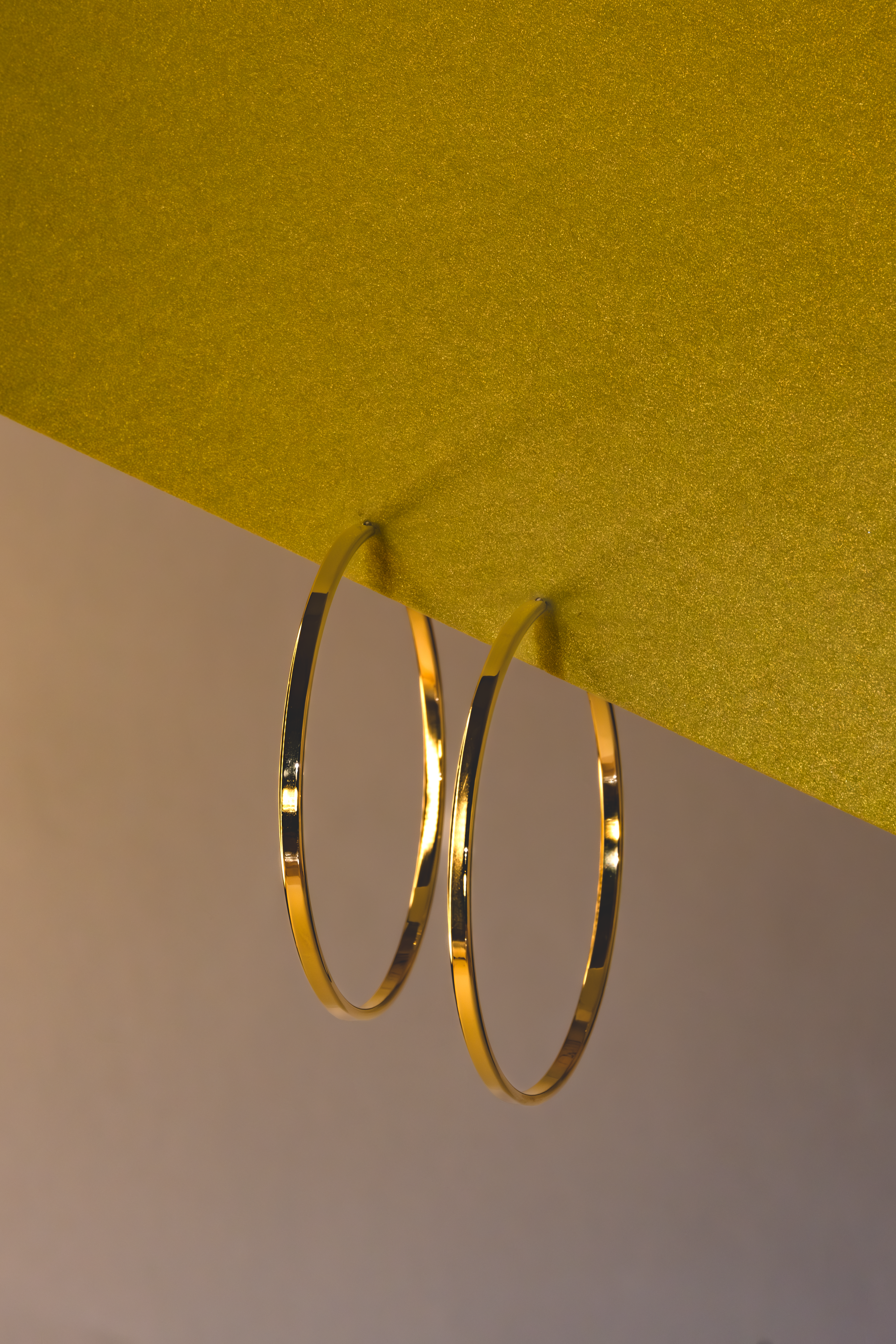 Gold Halo, earrings