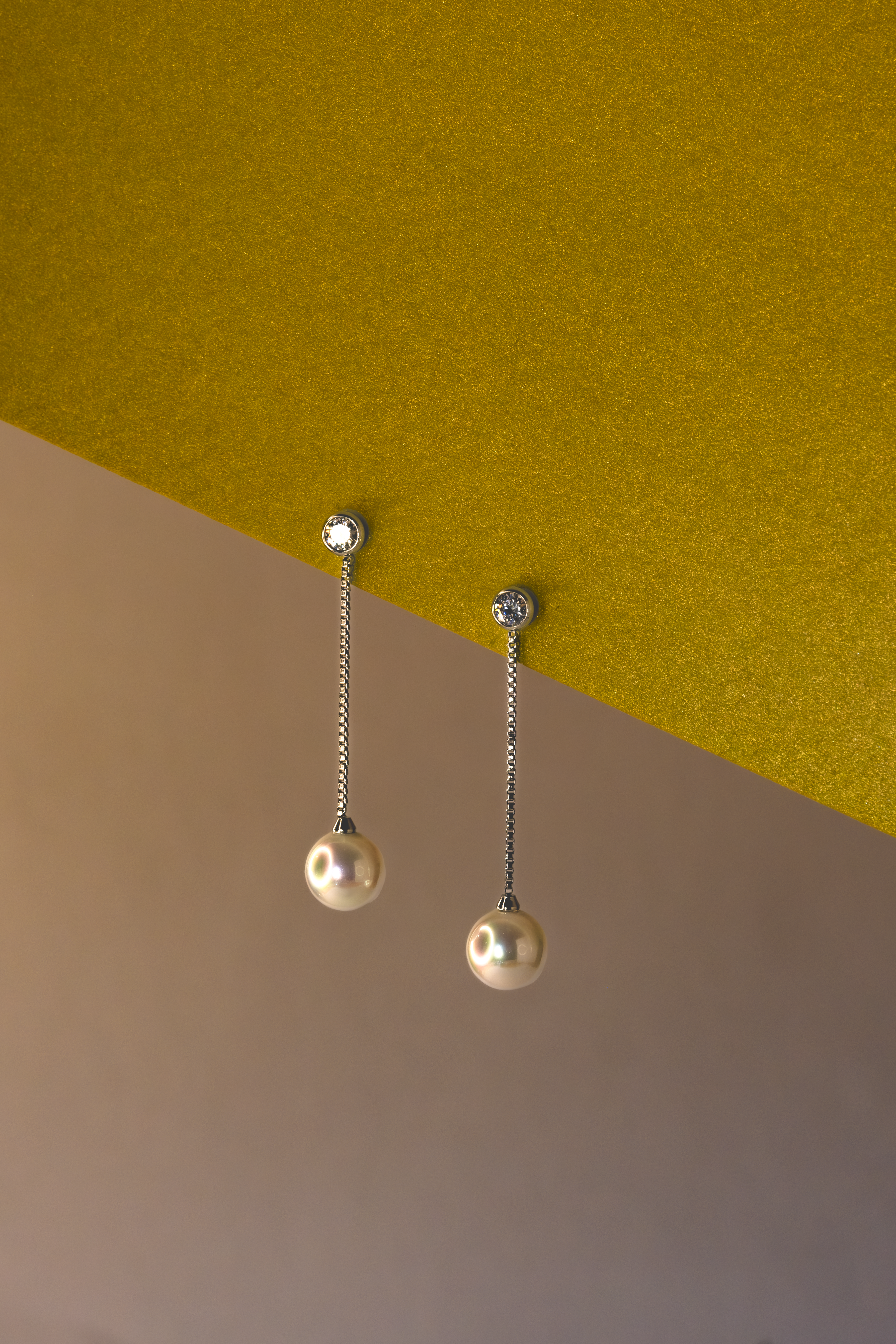 Long Drop Silver, earrings