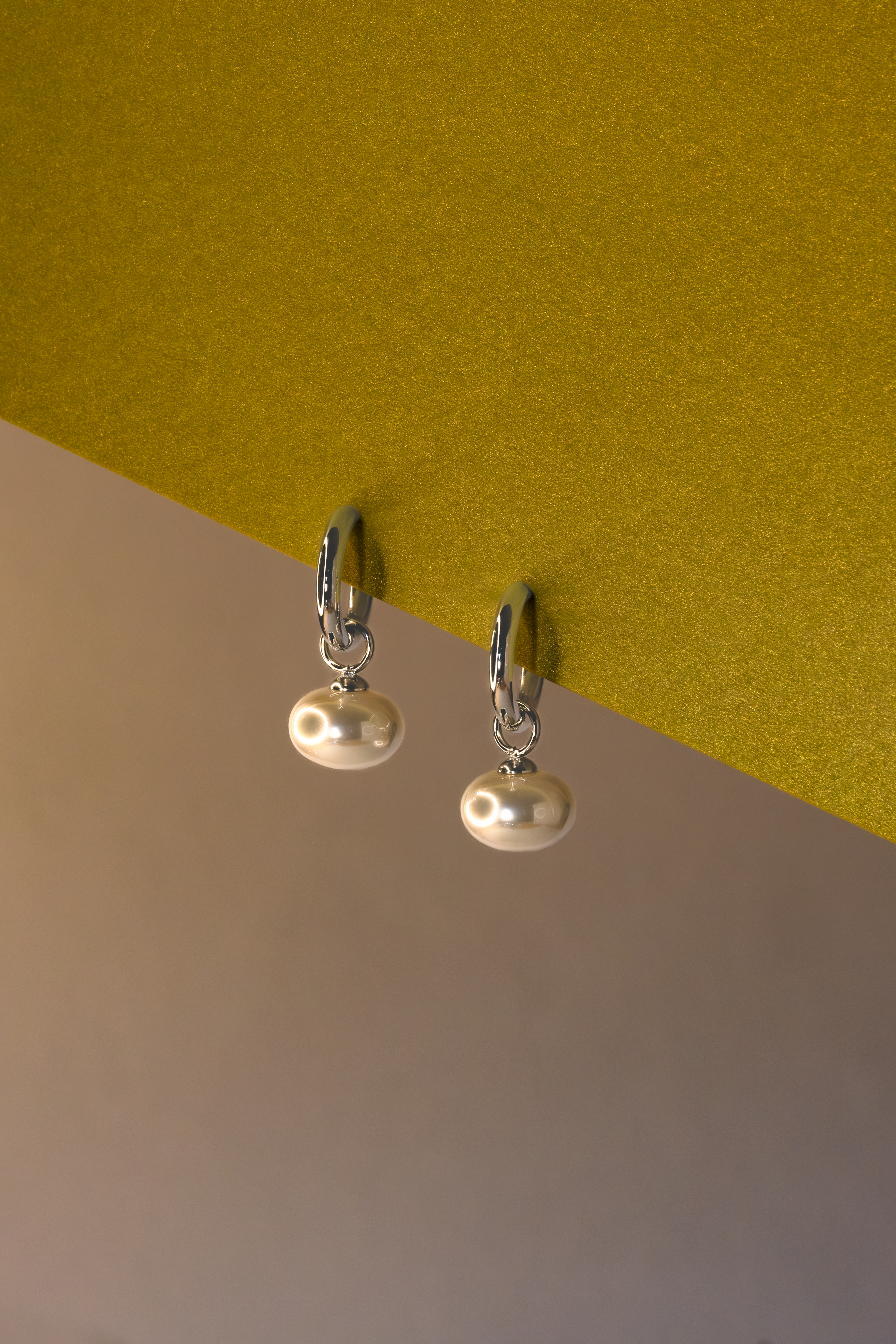 Silver Loop, earrings
